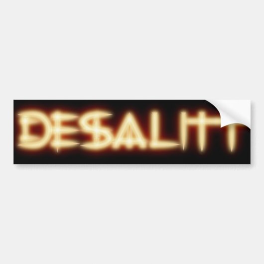 あなたのバンパーステッカーを挙げて下さい バンパーステッカー (正面)