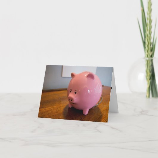 あなたのバースデー・カードのお金を持って下さい カード (正面)