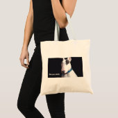 あなたのパイ穴のトートを締めて下さい トートバッグ (正面(商品))