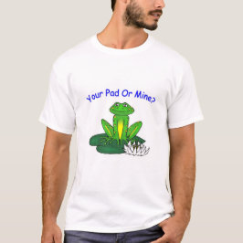 あなたのパッドか私のもの - メンズ ホワイト Tシャツ
