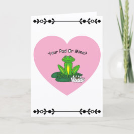 あなたのパッドと私の?バレンタインデーのカード カード