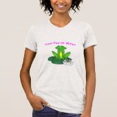 あなたのパッド？私のパッド？ レディースライトグレー半袖Tシャツ Tシャツ (正面)