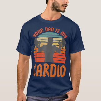 あなたのパパは私の心おもしろい痛的なことわざおもしろい Tシャツ