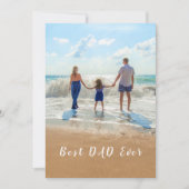 あなたのパパ写真の父のデイカード – 最高のパパは常に (正面)