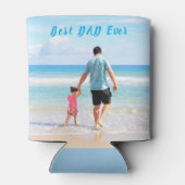 あなたのパパ写真クーラーボックスと文字最高のパパ 缶クーラー (裏面)