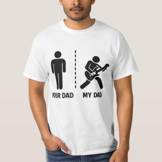 あなたのパパ 私のパパ  Tシャツ (正面)