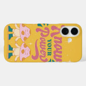 あなたのパワーレトロキノコの美学を知る Case-Mate iPhoneケース (裏面 (横))