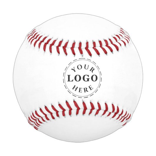 あなたのパーソナライズされたロゴを使用したカスタム野球 野球ボール (正面)