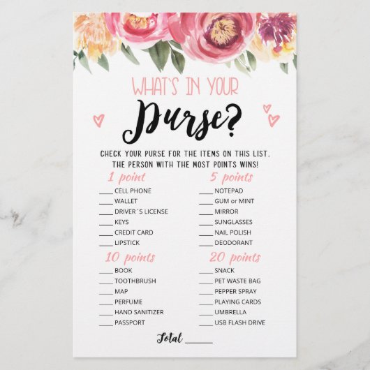 あなたのパーソナライズされた財布の中に何がヘンのパーティーゲーム (正面)