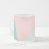 あなたのパーソナライズでカスタムなギフトを設計して下さい フロストグラスマグカップ (正面左)