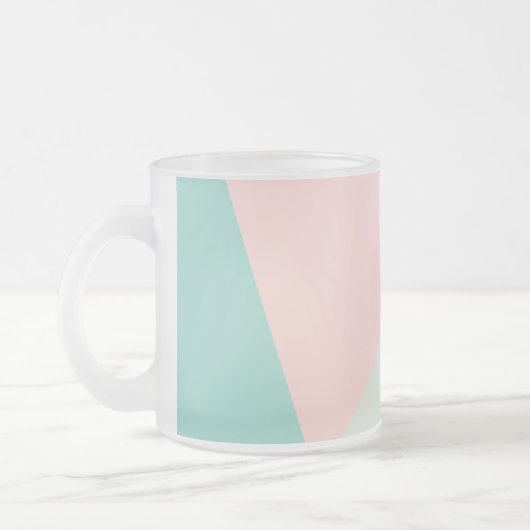 あなたのパーソナライズでカスタムなギフトを設計して下さい フロストグラスマグカップ (左)