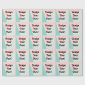 あなたのパーソナライズでカスタムなギフトを設計して下さい ラッピングペーパー (フラット)