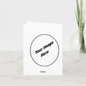 あなたのパーソナライズなメッセージカードを作って下さい ノートカード (裏面)