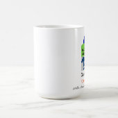 あなたのヒューストンを2012年の第40記念日のマグ個人化して下さい コーヒーマグカップ (中央)