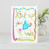 あなたのヒールのブルードリンクパーティの招待状 招待状 (スタンド正面)