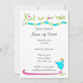 あなたのヒールのブルードリンクパーティの招待状 招待状 (裏面)