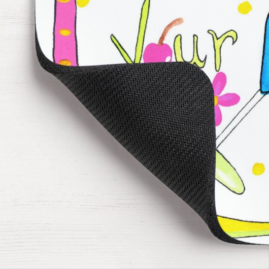 あなたのヒールのマウスパッドを蹴る マウスパッド (コーナー)