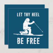 あなたのヒールを無料テレマークスキーにする (正面/裏面)