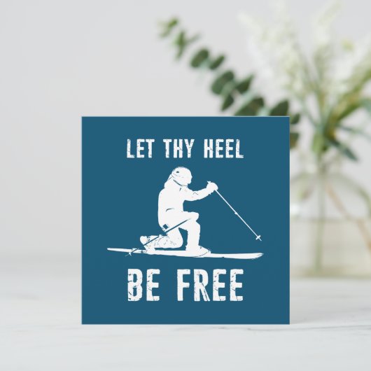 あなたのヒールを無料テレマークスキーにする (スタンド正面)