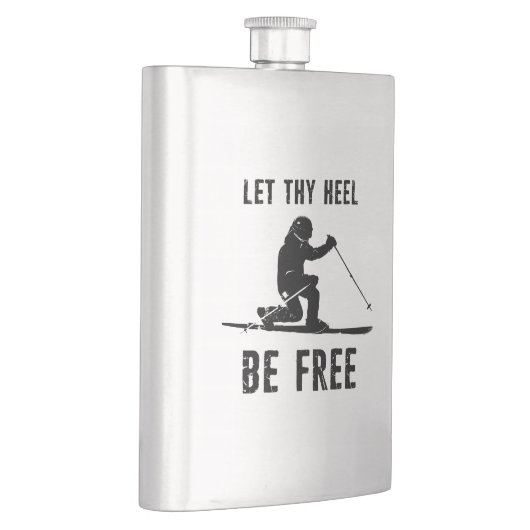 あなたのヒールを無料テレマークスキーにする フラスク (右)