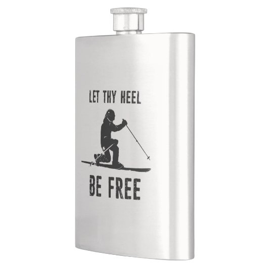 あなたのヒールを無料テレマークスキーにする フラスク (左)