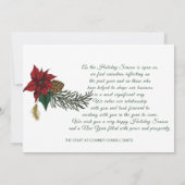 あなたのビジネスに合わせたホリデーコーポレート シーズンカード (裏面)