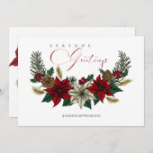 あなたのビジネスに合わせたホリデーコーポレート シーズンカード (正面/裏面)