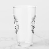 あなたのビジネスのロゴとカスタム文字ガラスギフト タンブラーグラス (右)