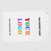 あなたのビジネスのロゴとカスタム文字ゴルフタオル ゴルフタオル (横)