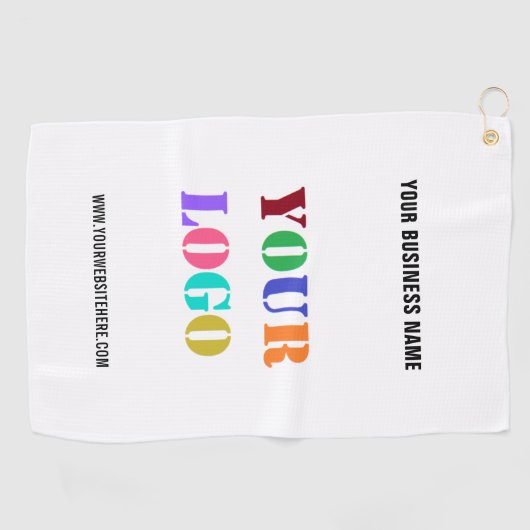 あなたのビジネスのロゴとカスタム文字ゴルフタオル ゴルフタオル (横)