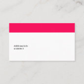 あなたのビジネスのロゴカスタムのシンプル 名刺 (裏面)