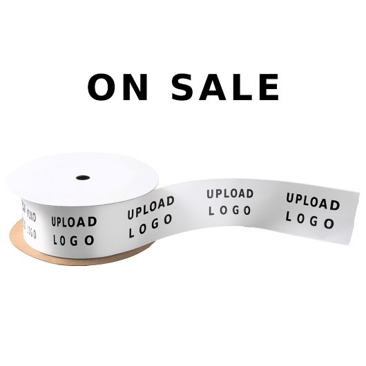 あなたのビジネスのロゴシンプルミニマリストのギフトラッピング サテンリボン