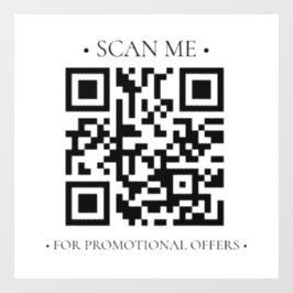 あなたのビジネスのQRコード ウィンドウサイン