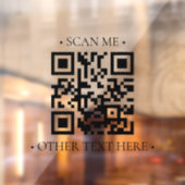 あなたのビジネスのQRコード ウィンドウサイン (シート2)