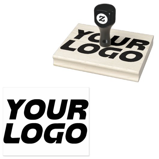 あなたのビジネスカスタムロゴ大きなゴム印 ラバースタンプ (押印)