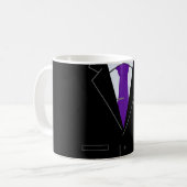 あなたのビジネスコーヒーマグと名前をカスタムする文字 コーヒーマグカップ (正面左)