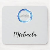 あなたのビジネスブランドのためのロゴのカスタムなマーケティング マウスパッド (正面)