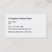 あなたのビジネスロゴのテンプレートを加えて下さい 名刺 (裏面)