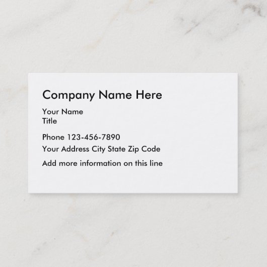 あなたのビジネスロゴのテンプレートを加えて下さい 名刺 (裏面)