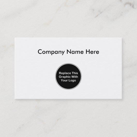 あなたのビジネスロゴのテンプレートを加えて下さい 名刺 (正面)