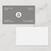あなたのビジネスロゴを加えて下さい 名刺 (正面/裏面)
