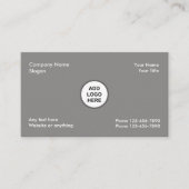 あなたのビジネスロゴを加えて下さい 名刺 (正面)