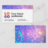 あなたのビジネスロゴカスタムホログラフィックドリームライク 名刺 (正面/裏面)