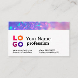 あなたのビジネスロゴカスタムホログラフィックドリームライク 名刺