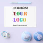 あなたのビジネスロゴカスタム文字プロモーションフライヤー チラシ (シングル)