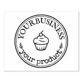 あなたのビジネスロゴパーソナライズされた自家製カスタム ラバースタンプ (インプリント)