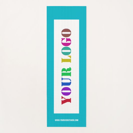 あなたのビジネスロゴヨガマットカスタム文字と色 ヨガマット (正面)