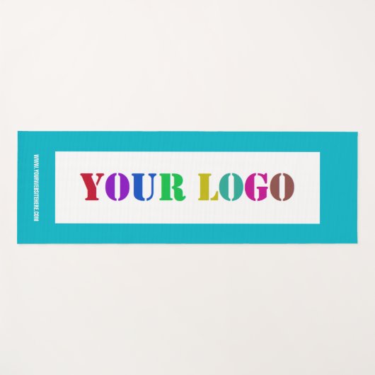 あなたのビジネスロゴヨガマットカスタム文字と色 ヨガマット (正面(横))