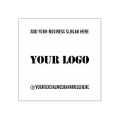 あなたのビジネスロゴ文字情報の会社ラバースタンプ ラバースタンプ (インプリント)