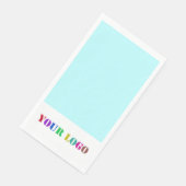 あなたのビジネスロゴ紙ゲストタオルカスタムズカラー (コーナー)